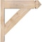 Ekena Millwork Traditional Smooth Arts and Crafts Outlooker, Douglas Fir, 5 1/2"W x 18"D x 18"H OUT06X18X18TRA03SDF - alternate 2